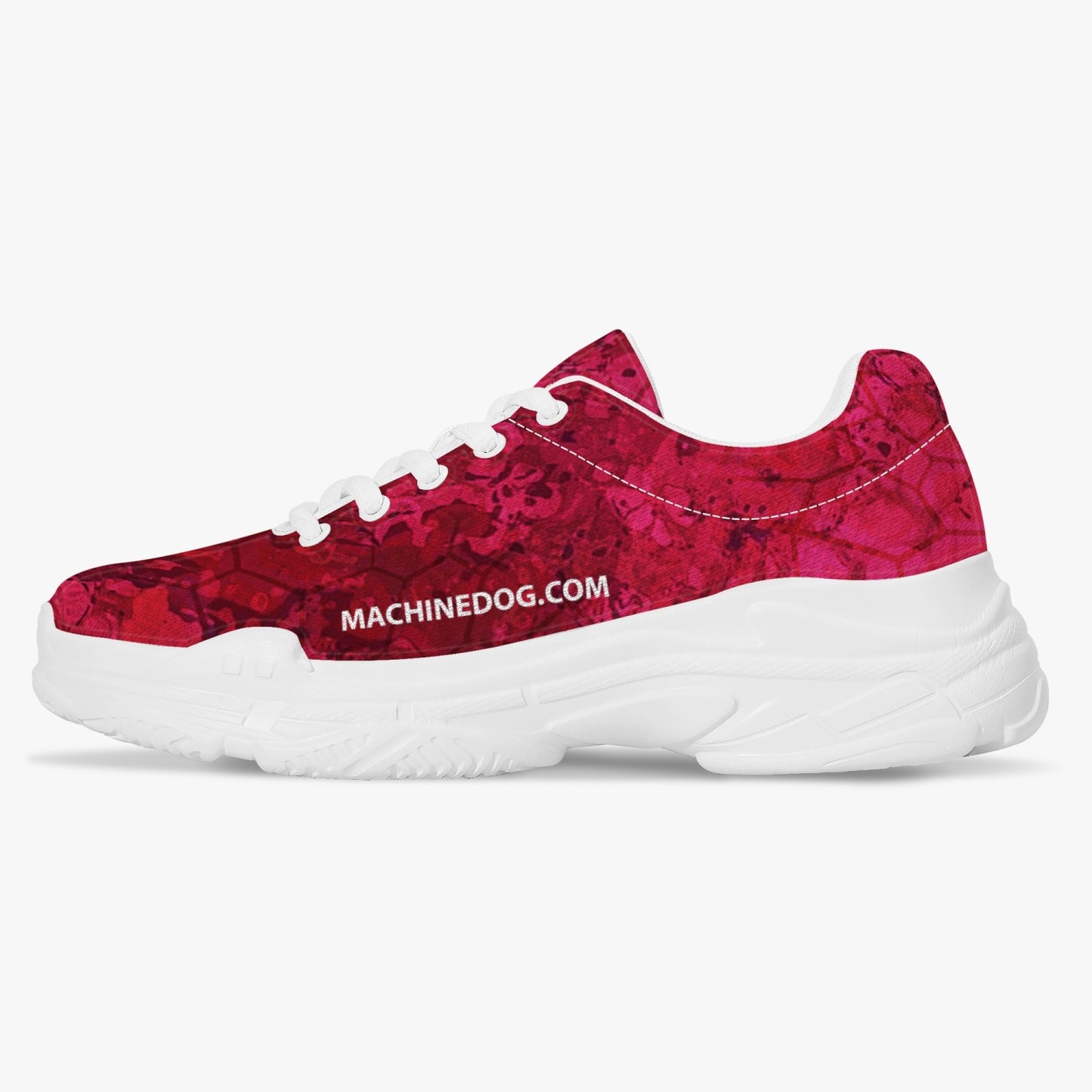 MAchinedog.com Coin TRENDY CHUNKY SNEAKERS - Lava Coral