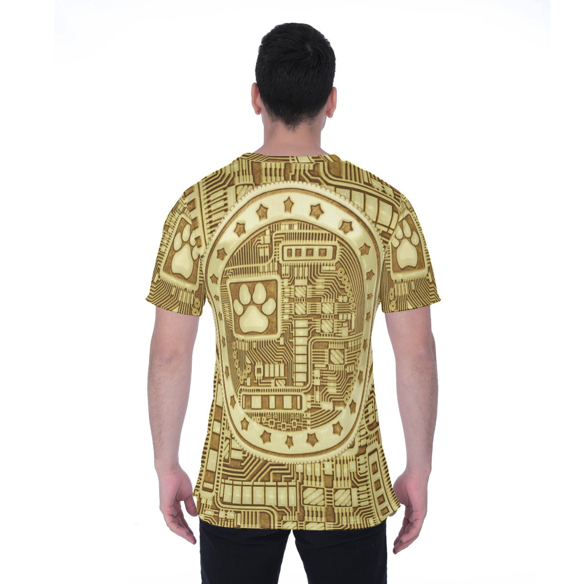 Machinedog.com Coin Men's T-shirt | Birdseye