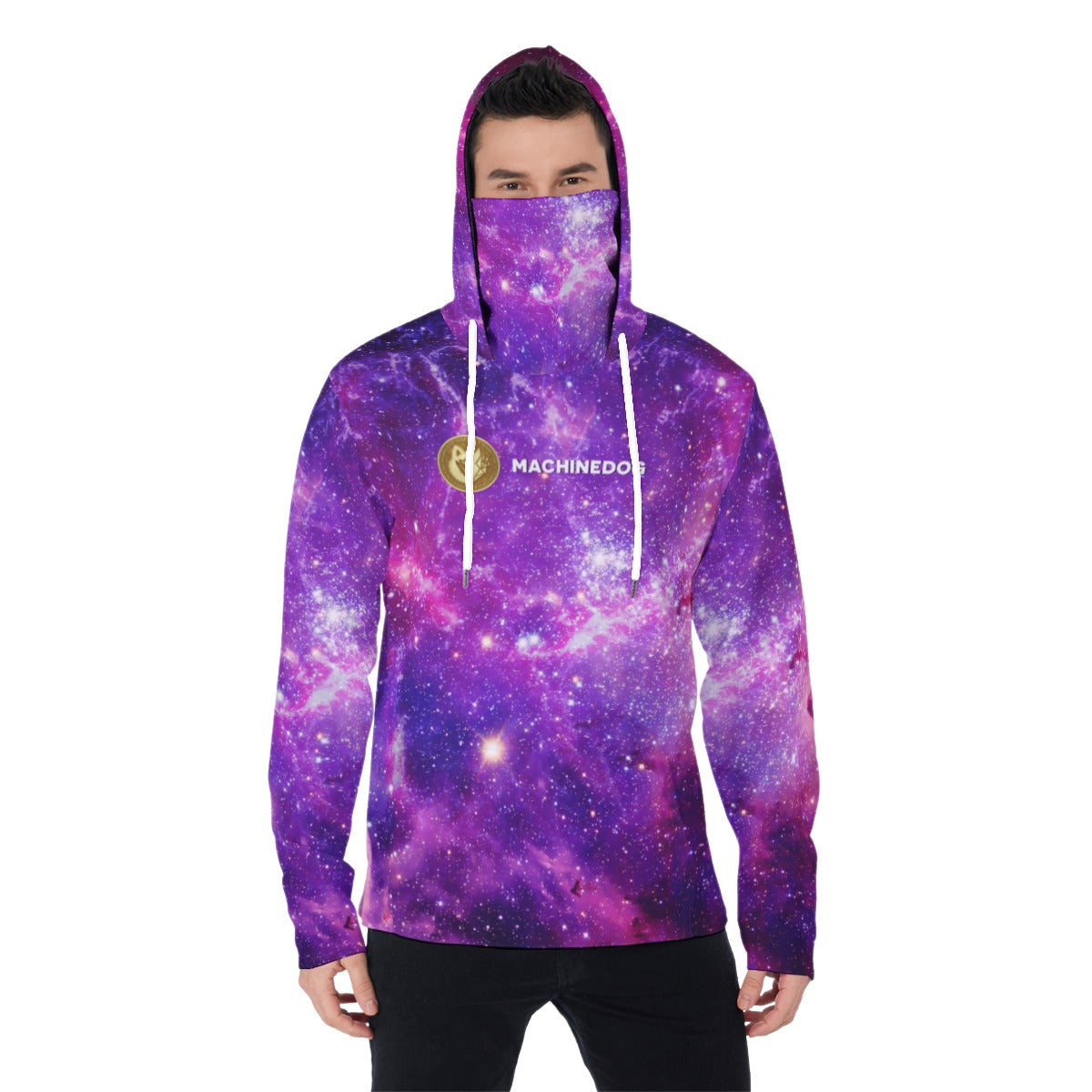 Machinedog Pullover Hoodie With Mask