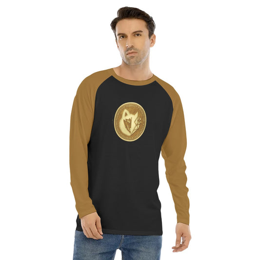 Machinedog Coin Long Sleeve T-shirt With Raglan Sleeve