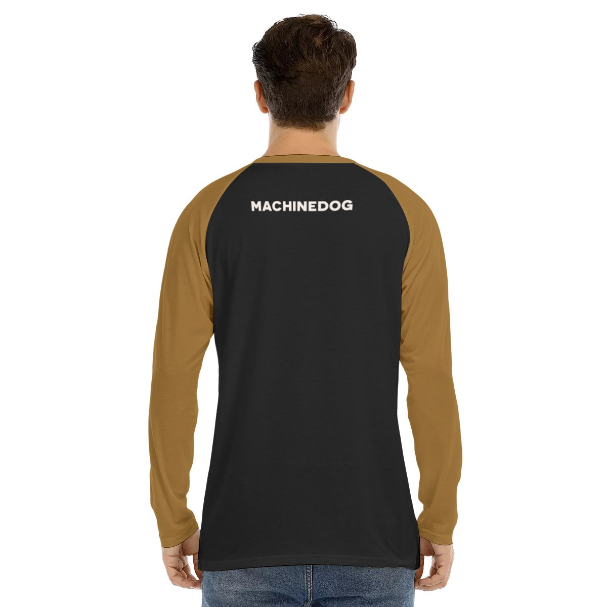 Machinedog Coin Long Sleeve T-shirt With Raglan Sleeve