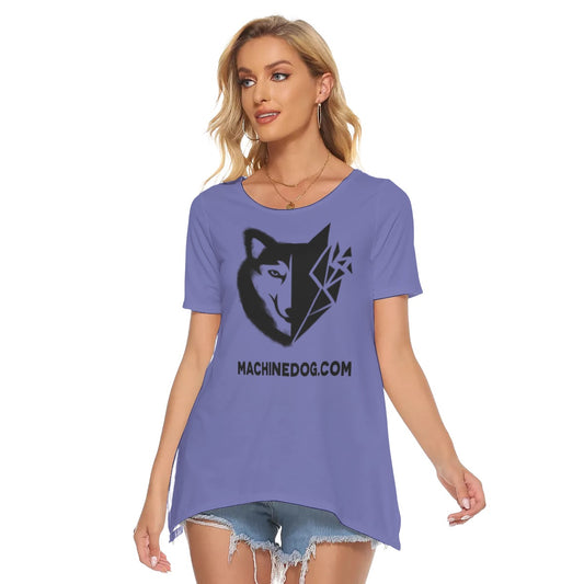 Women's O-neck Short Sleeve T-shirt - Very Peri