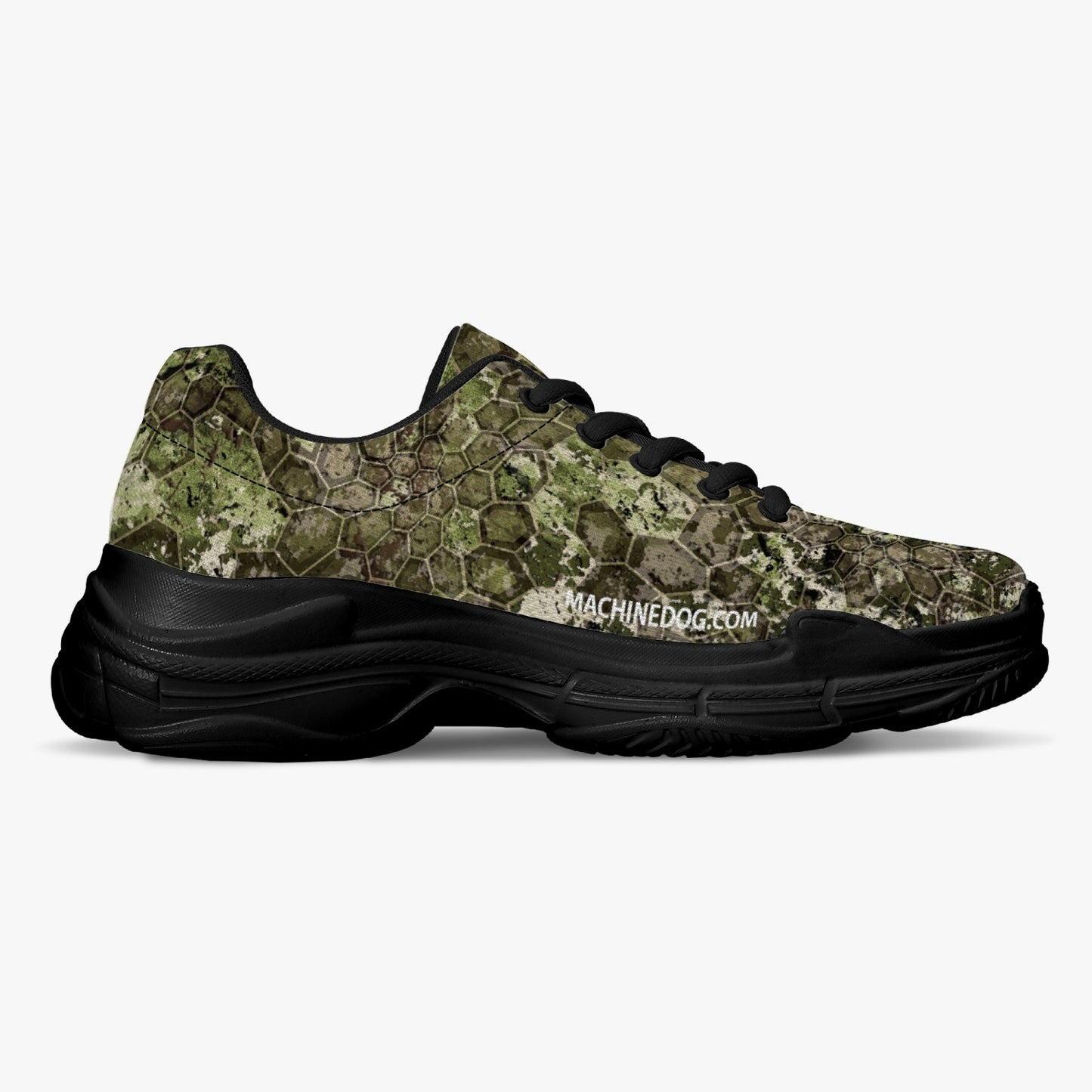 MACHINEDOG.COM COIN TRENDY CHUNKY SNEAKERS - OC Camo