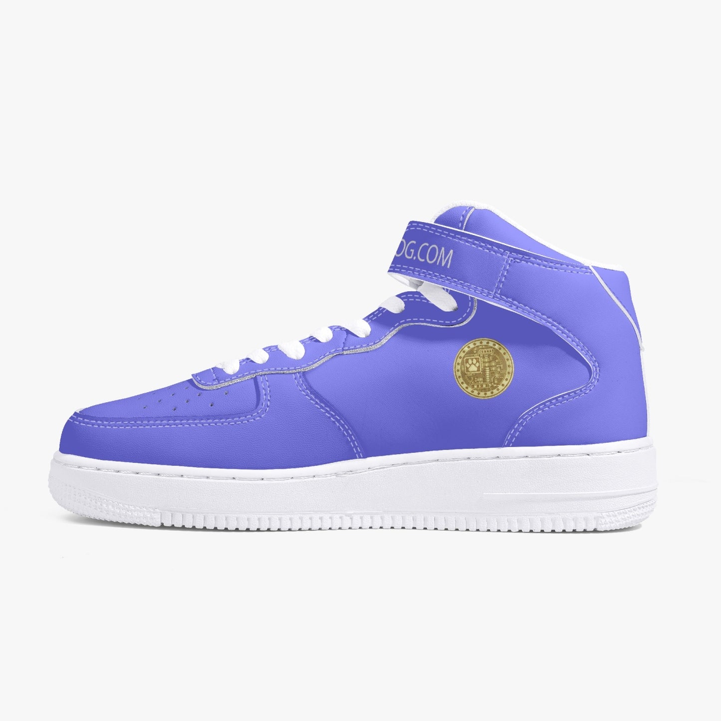 Machinedog.com Coin High-Top Leather Sports Sneakers