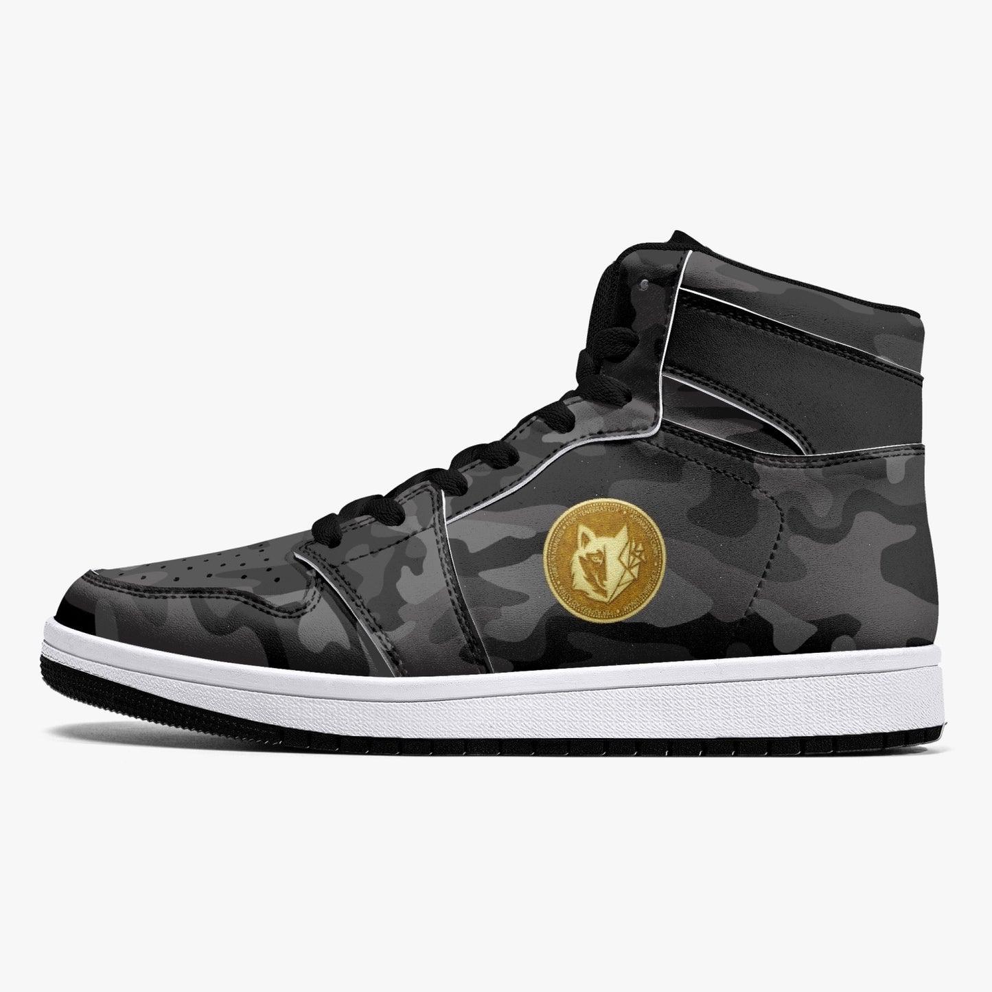 High-Top Leather Sneakers - MACHINEDOG T-MINUS