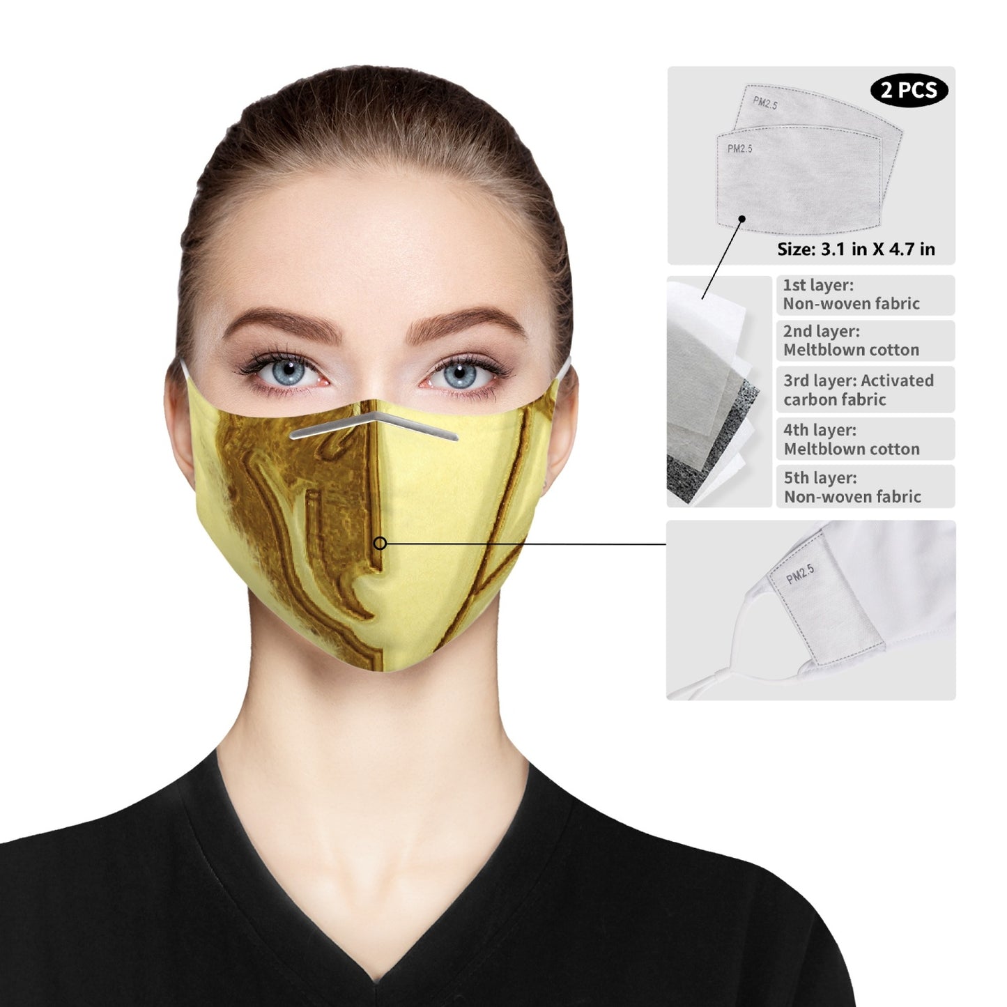 Machinedog Cloth Face Mask For Adults