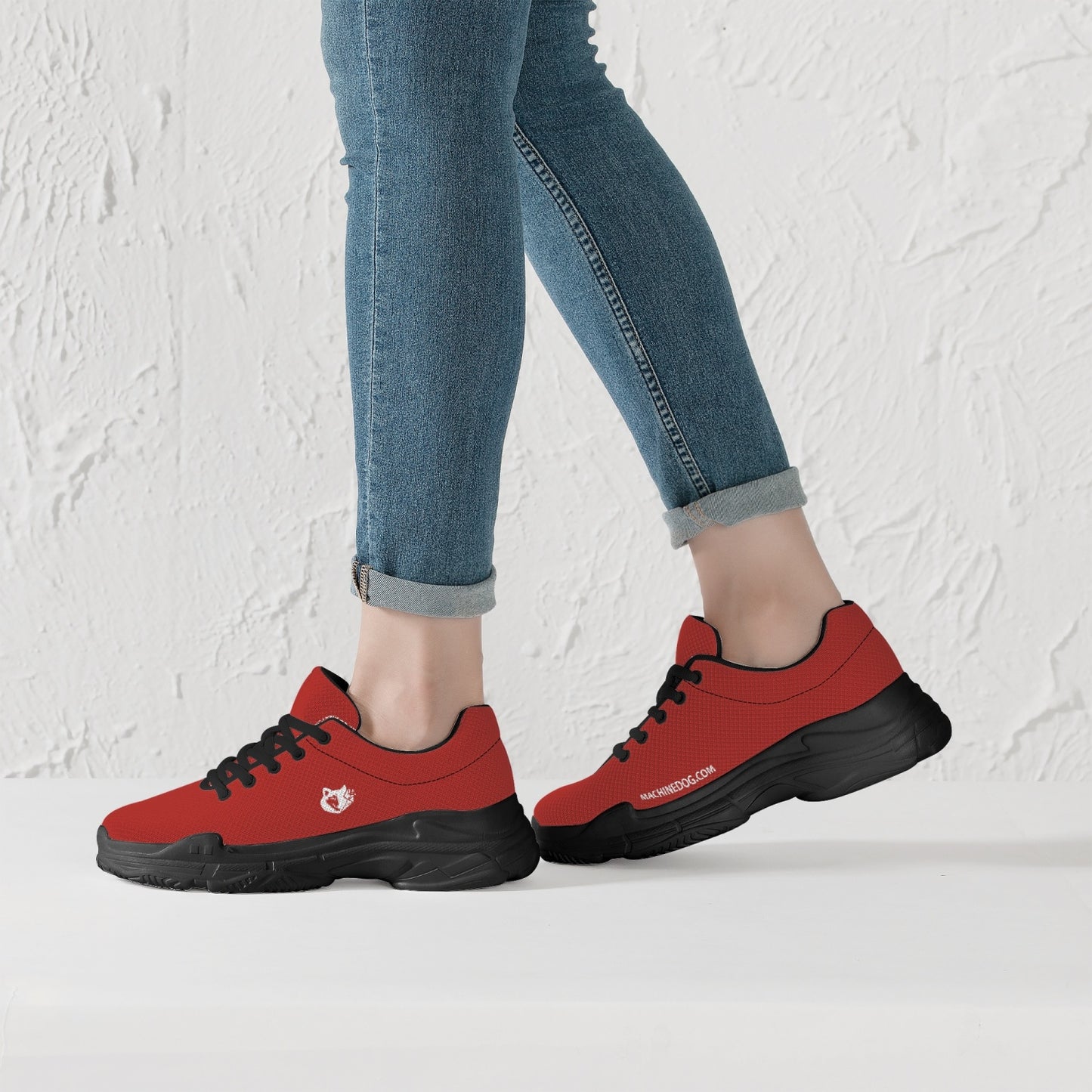 MACHINEDOG.COM COIN TRENDY CHUNKY SNEAKERS - Molten Lava