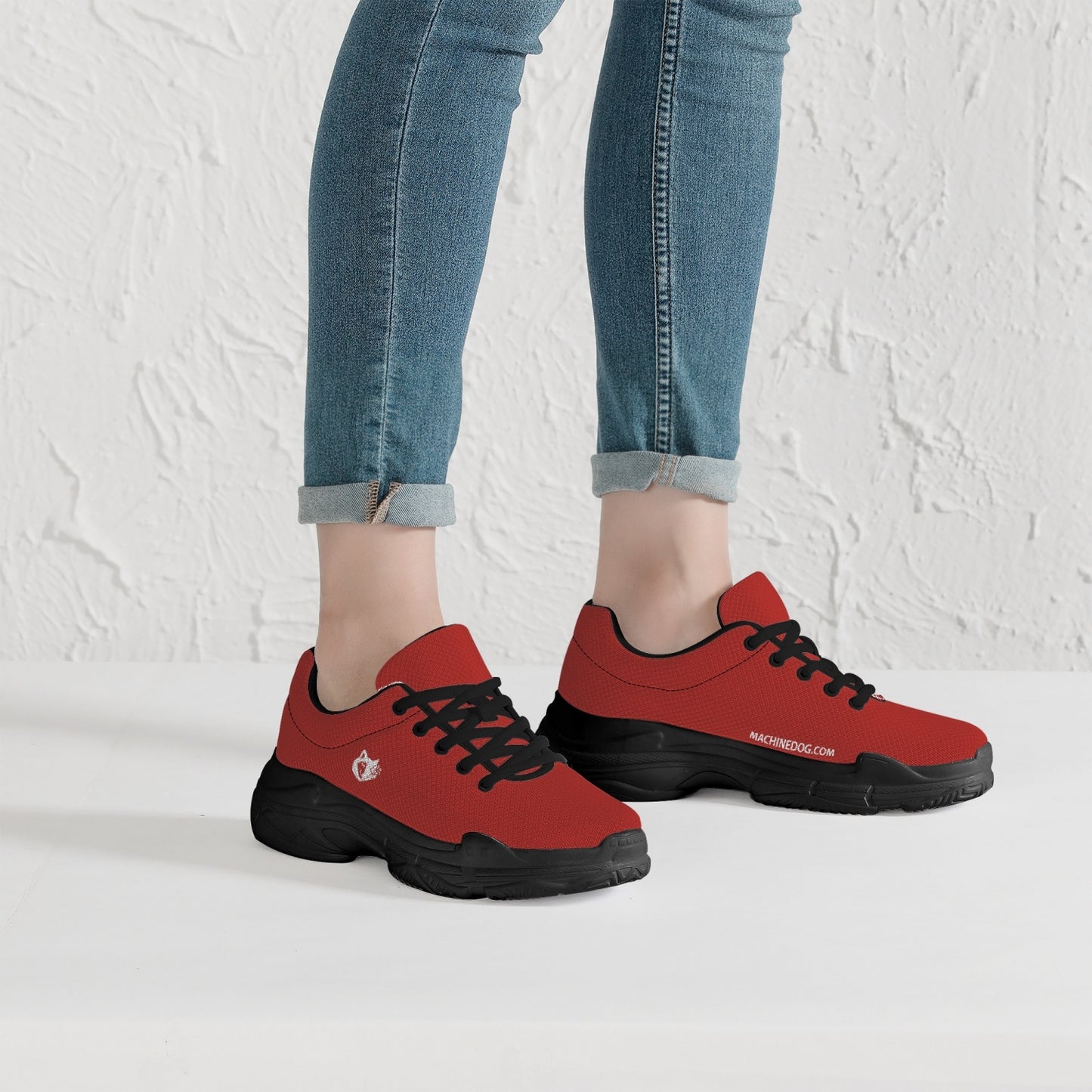 MACHINEDOG.COM COIN TRENDY CHUNKY SNEAKERS - Molten Lava