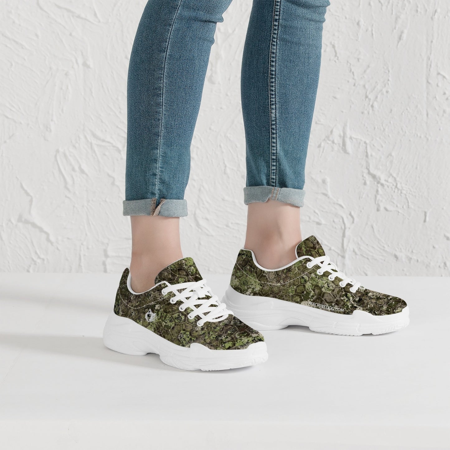 MACHINEDOG.COM COIN TRENDY CHUNKY SNEAKERS - OC Camo