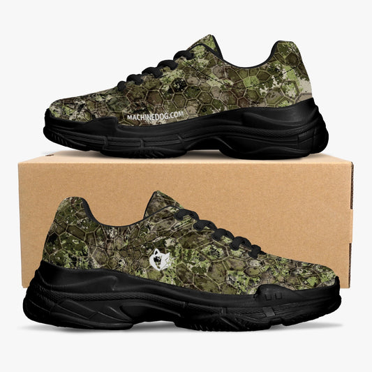 MACHINEDOG.COM COIN TRENDY CHUNKY SNEAKERS - OC Camo